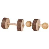Набор гантель Trixie  Natural Living, 2 шт, 4х9 см