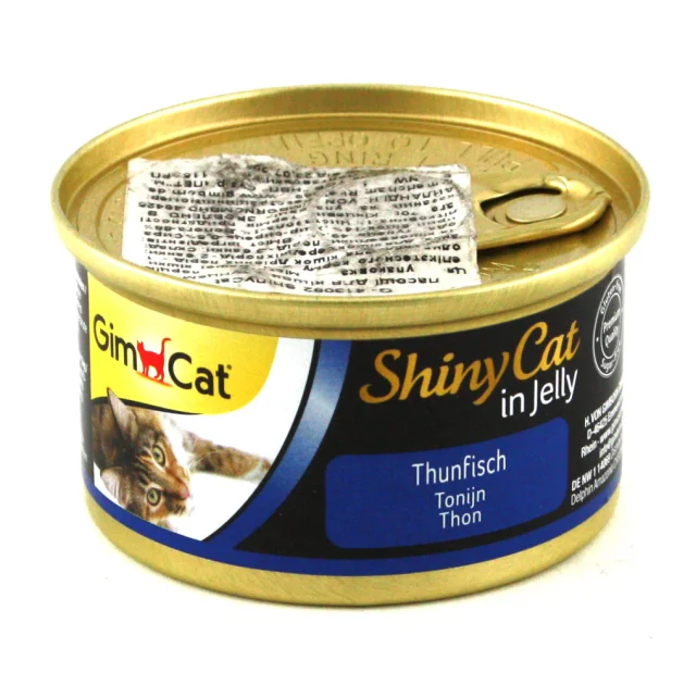 Влажный корм GimCat Shiny Cat для кошек, с тунцом, 70 г
