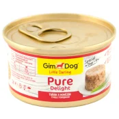 Влажный корм GimDog LD Pure Delight для карликовых и малых пород собак, с тунцом и говядиной, 85 г