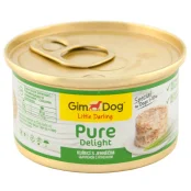 Влажный корм GimDog LD Pure Delight для карликовых и малых пород собак, с курицей и ягненком, 85 г