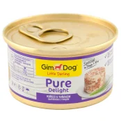Влажный корм GimDog LD Pure Delight для карликовых и малых пород собак, с курицей и тунцом, 85 г