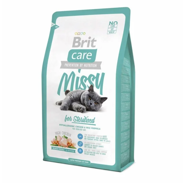 Сухий корм Brit Care Cat Missy for Sterilised, для стерилізованих кішок, 2 кг