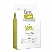 Сухой корм Brit Care Adult Small Breed Lamb & Rice, для собак до 10 кг, с ягненком и рисом, 3 кг