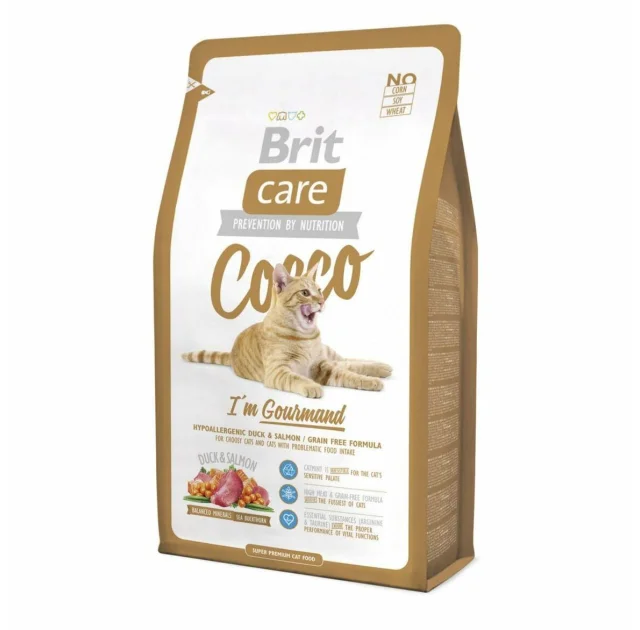 Сухий корм Brit Care Cat Cocco I am Gourmand, для вибагливих кішок, 2 кг