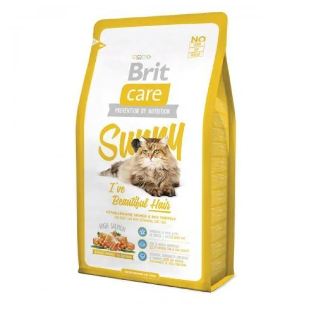 Сухий корм Brit Care Cat Sunny I have Beautiful Hair, для кішок, 2 кг