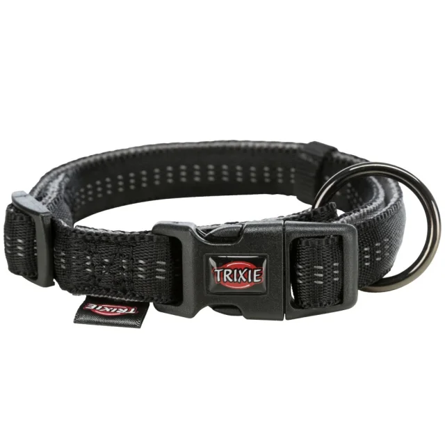 Нашийник Trixie Softline Elegance L-XL для собак, 40-65 см, 25 мм, чорний / графіт