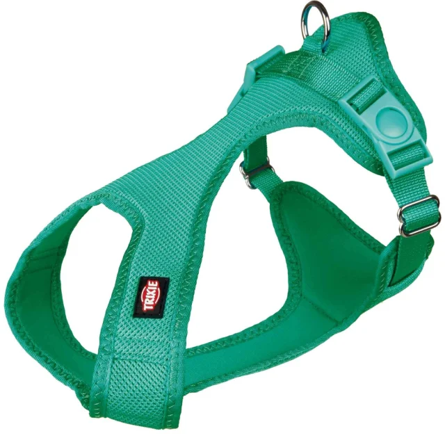 Шлея Trixie Comfort Soft, для собак, 25-35 см, 15 мм, океан