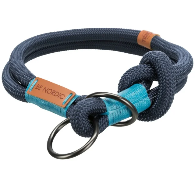 Нашийник-зашморг Trixie BE NORDIC L, для собак, 50 см, 13 мм, синій / блакитний