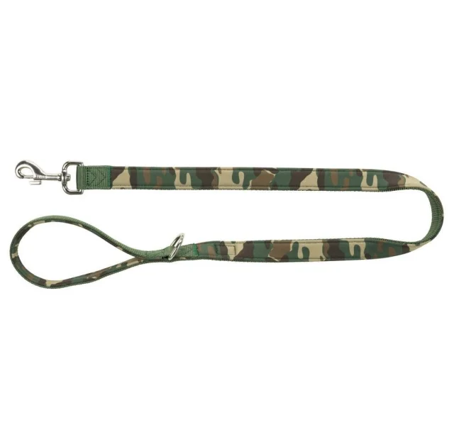 Поводок Trixie Premium, для собак, 1 м, 25 мм, камуфляж/лесной