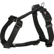 Шлея Trixie Premium H-Harness для собак, 30-44 см, 10 мм, размер XS-S, черный