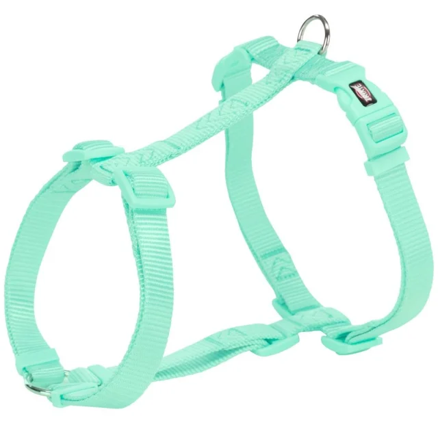 Шлея Trixie Premium H-Harness для собак, 42-60 см, 15 мм, размер S-M, мятный