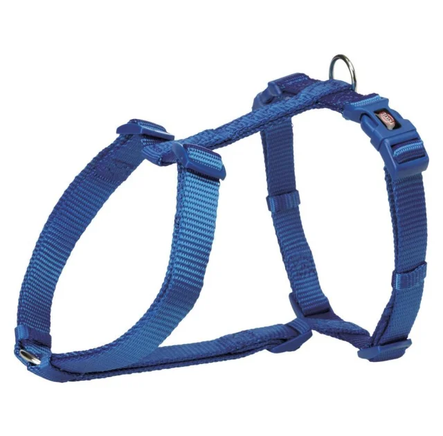 Шлея Trixie Premium H-Harness для собак, 75-120 см, 25 мм, розмір L-XL, синій