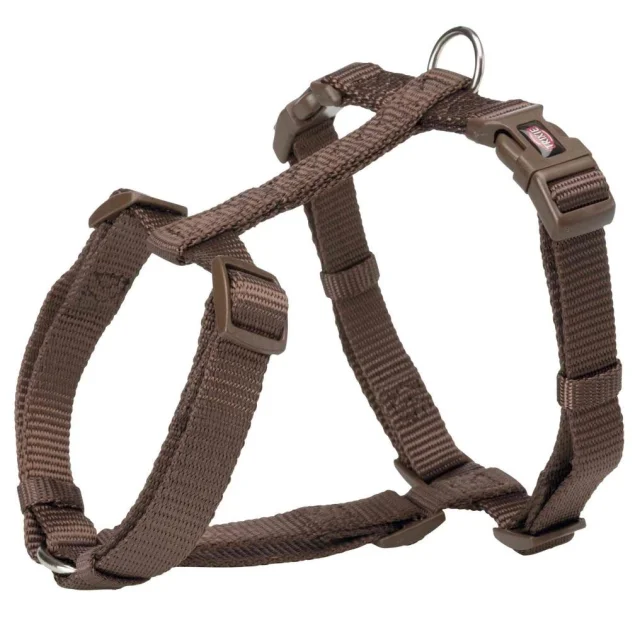 Шлея Trixie Premium L-XL, для собак, 75-120 см, 25 мм, мокка