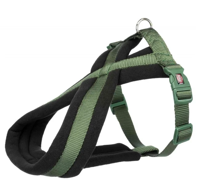 Шлея Trixie Premium Touring Harness для собак, 35-65 см, 20 мм, розмір S, лісовий