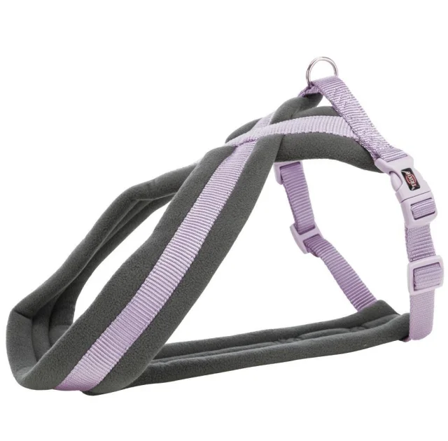 Шлея Trixie Premium S, для собак, 35-65 см, 20 мм, бузковий