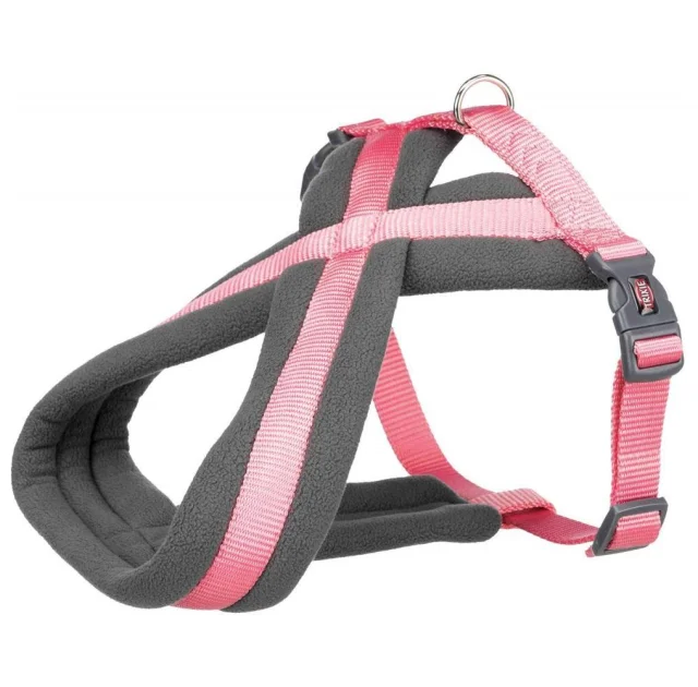 Шлея Trixie Premium M, для собак, 45-80 см, 25 мм, фламінго