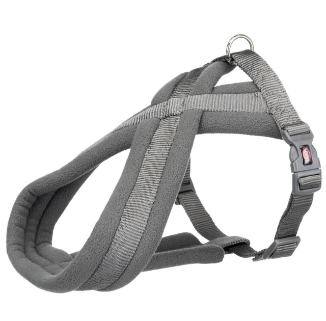 Шлея Trixie Premium Touring Harness для собак, 45-80 см, 25 мм, розмір M, графіт