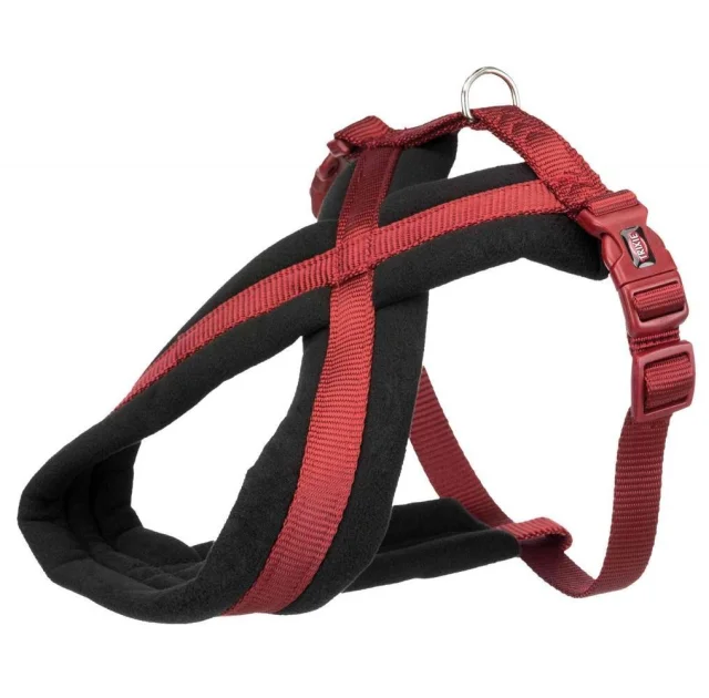 Шлея Trixie Premium Touring Harness для собак, 50-90 см, 25 мм, розмір M-L, бордо