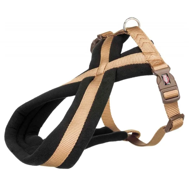 Шлея Trixie Premium Touring Harness для собак, 70-110 см, 25 мм, размер L-XL, карамель