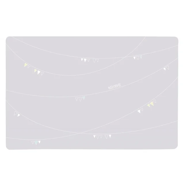 Коврик под миску Trixie Junior, светло-серый, 44×28 см