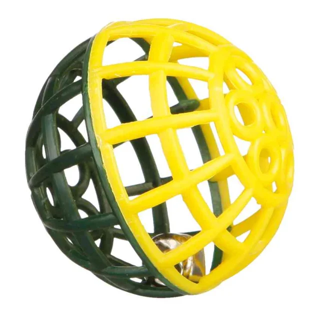 Игрушка Trixie пластиковый шарик, для птиц, 4,5 см