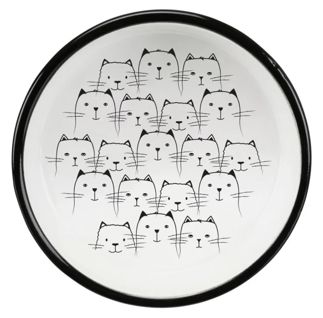 Миска Trixie для котів, керамічна, кораловий, 0.3 л, 15 см