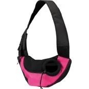 Слінг-переноска Trixie Sling для собак до 5 кг, рожево-чорний, 50×25×18 см