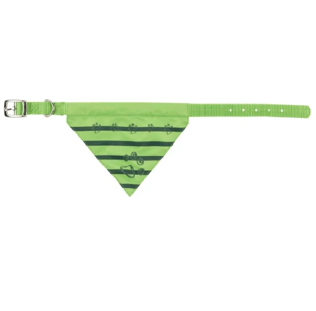 Ошейник с косынкой Trixie XS для собак, нейлон, 19–24 cм, 10 мм, яблочный