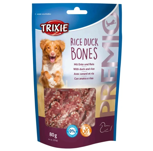 Кісточки Trixie - Rice Duck Bones качка з рисом, для собак, 80 г