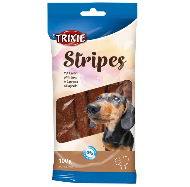 Їстівні палички Trixie Stripes для собак, ягня, 100 г, 10 шт