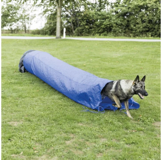 Тренувальний тунель Trixie для собак, 60 см, 5 м, синій