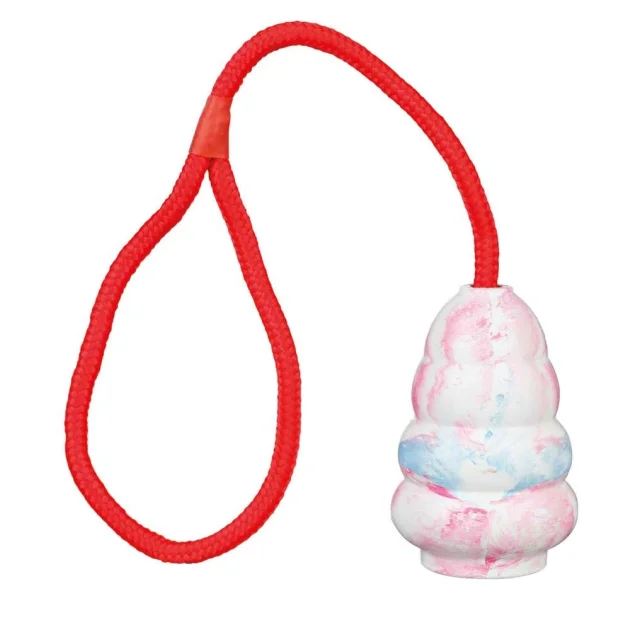 Іграшка груша на мотузці Trixie для собак, 8.5 см, 30 см, гума