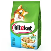 Сухий корм Kitekat для котів, риба з овочами, 1.8 кг
