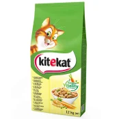 Сухий корм Kitekat для котів, курка з овочами, 12 кг
