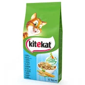 Сухий корм Kitekat для котів, риба з овочами, 12 кг