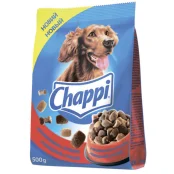 Сухой корм Chappi для взрослых собак, с говядиной, птицей и овощами, 500 г