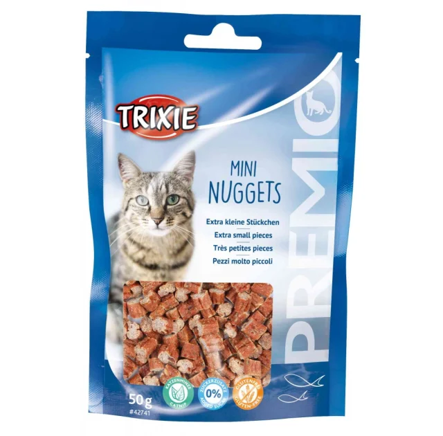 Ласощі, Trixie Mini Nuggets, для кішок, тунець / курка, 50 г