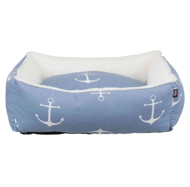 Лежак Trixie Anchor для собак, сине-белый, 65×50 см