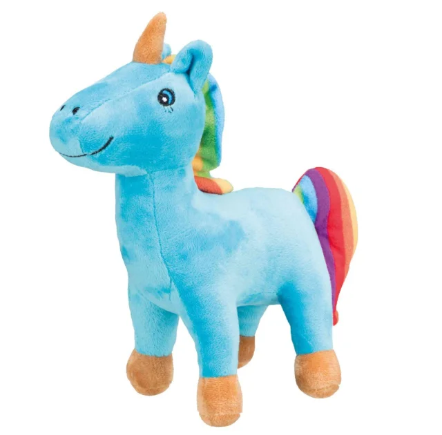 Игрушка Trixie для собак, единорог с цветным хвостом, плюш, 25 см