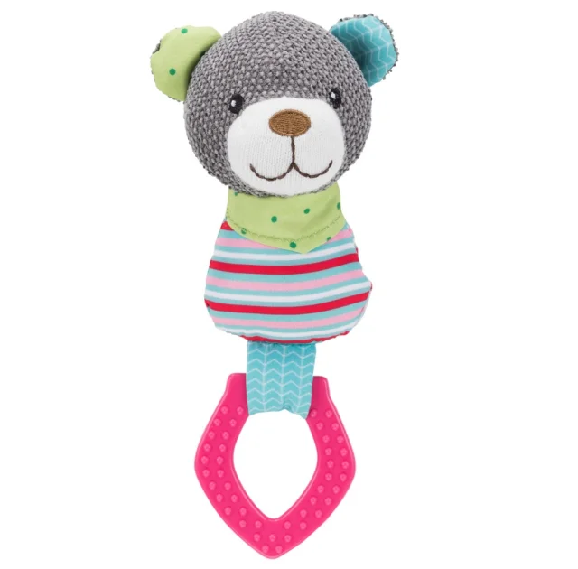Іграшка Trixie - Junior ведмедик з кільцем, для собак, 23 см, тканина, поліестер