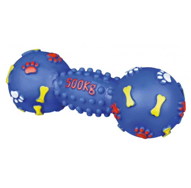 Гантель з пищалки Trixie з лапами, для собак, 19 см