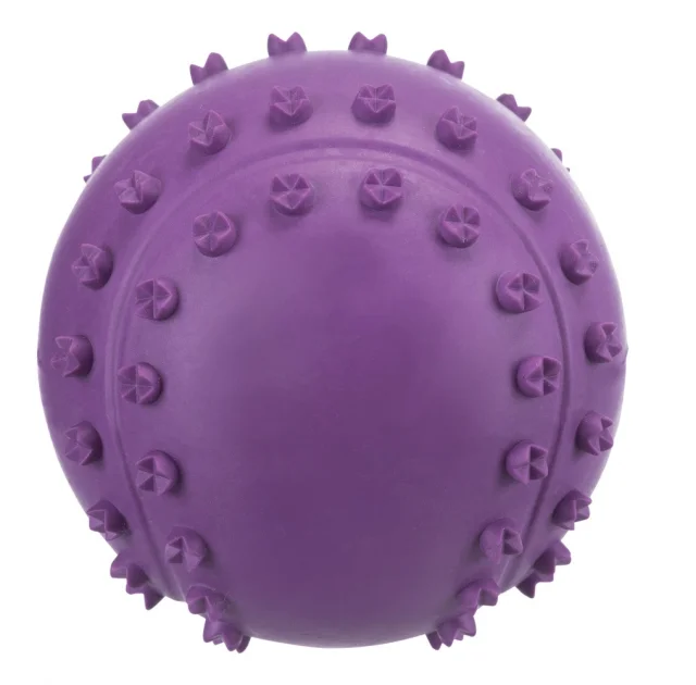 М'яч Trixie для собак, з пищалкою та шипами, гумовий, 6 см