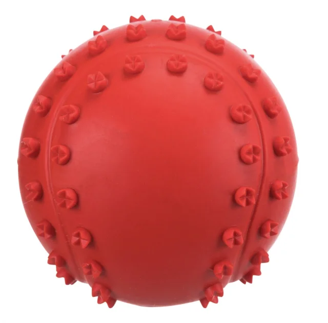 М'яч Trixie для собак, з пищалкою та шипами, гумовий, 6 см