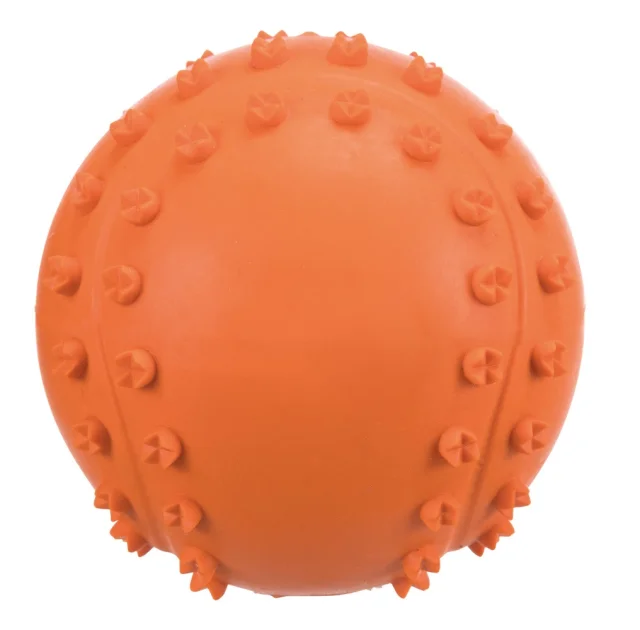 М'яч Trixie для собак, з пищалкою та шипами, гумовий, 6 см