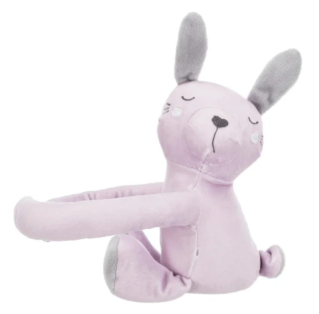 Набір Trixie Junior килимок і кролик, для собак, плюш, сіро-бузковий, 75×50 см