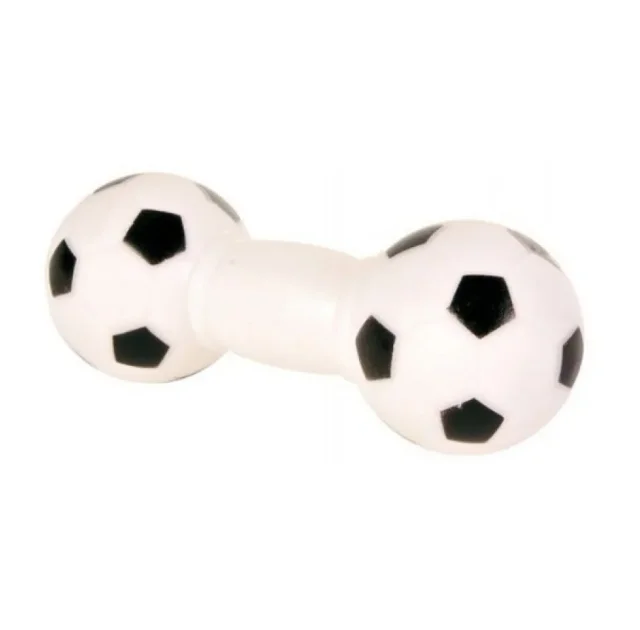 Футбольная гантель с пищалкой Trixie для собак, 14 см