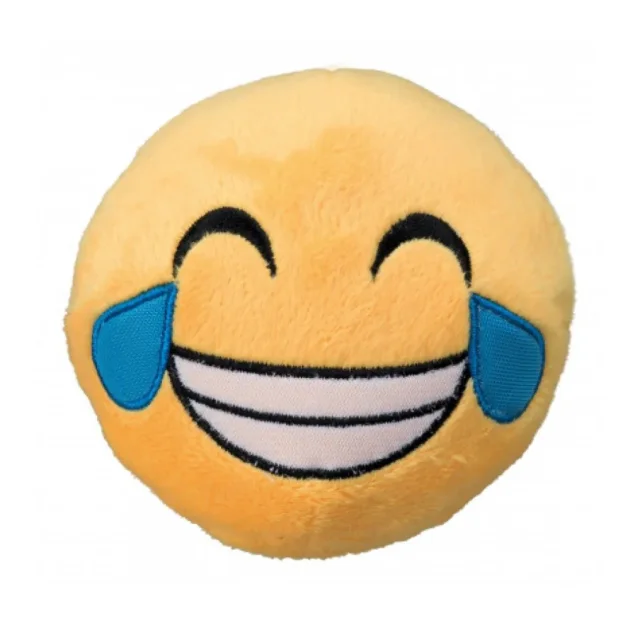 Игрушка смайл Trixie "смеющийся", для собак, 9 см, плюш