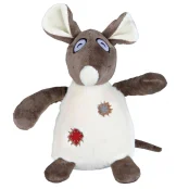 Игрушка Trixie крыса с заплатками, для собак, 16 см, плюш