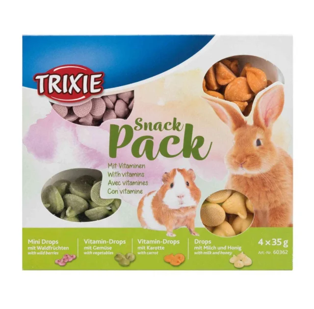 Набор дропсов Trixie, для грызунов, 4×35 г