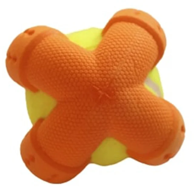 Игрушка AnimAll GrizZzly для собак, теннисный мяч, желто-оранжевый, 9.2 см
